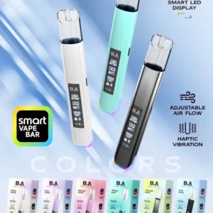 B.A主機一代可調式LED顯示屏可發光Smart Vape Bar煙桿